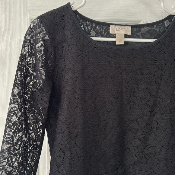 Loft peplum lace top - Picture 2 of 3